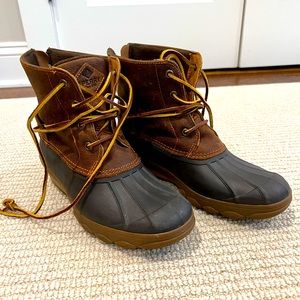 Sperry Saltwater Wedge Tide Boots size 7.5